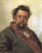 Ilya Repin Portrait of Modest Mussorgsky Spain oil painting artist